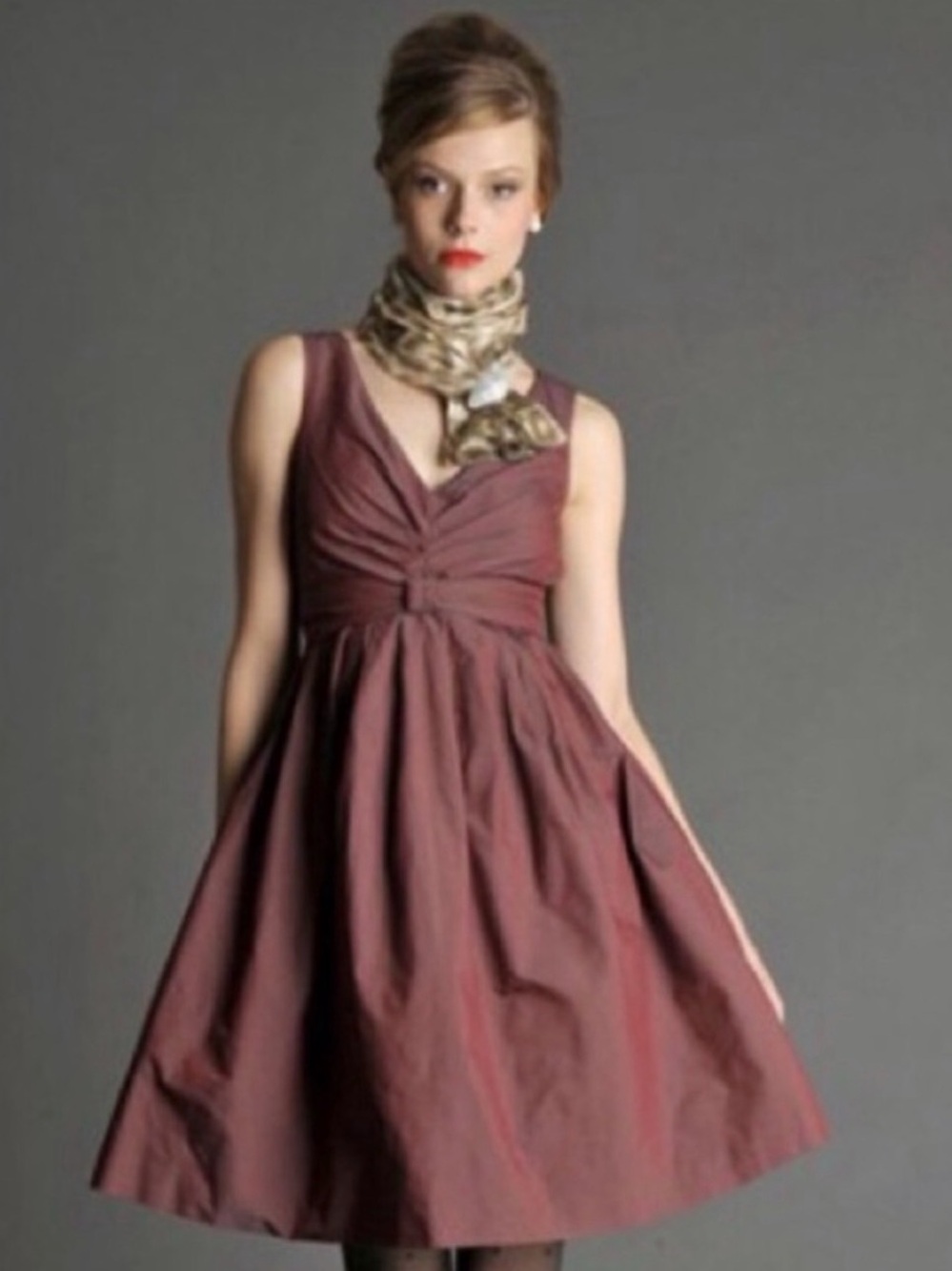 Banana Republic Mauve Pink Sleeveless Midi Dress